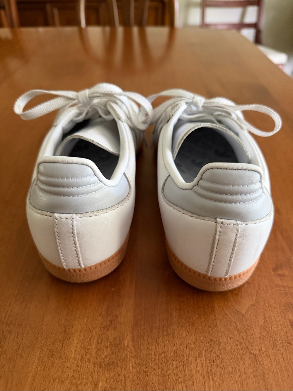 Adidas Samba OG shoe white/ halo blue stripes - Picture 5 of 5